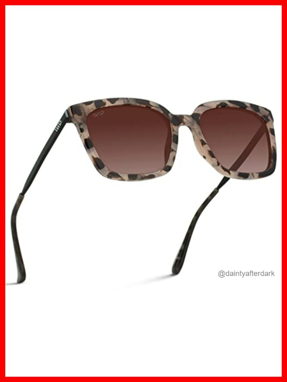 Polarized Oversized Square Sunglasses Full-Frame UV Protection